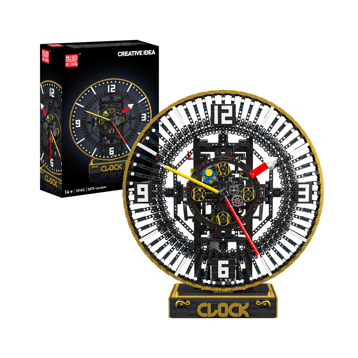 Horloge mécanique steampunk, vue principale