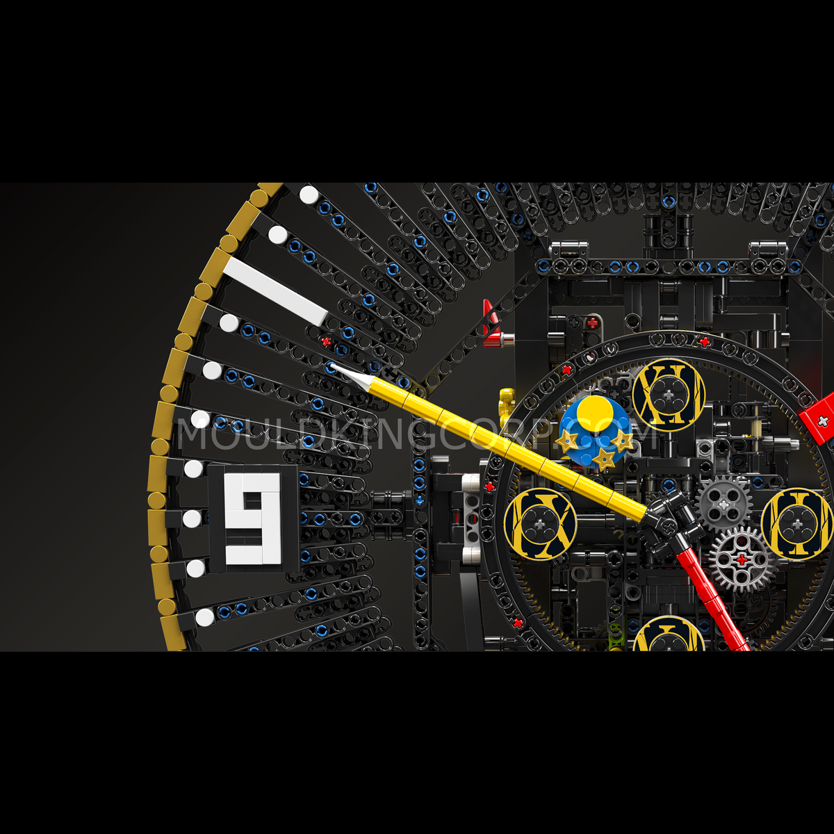 Horloge steampunk, vue 3