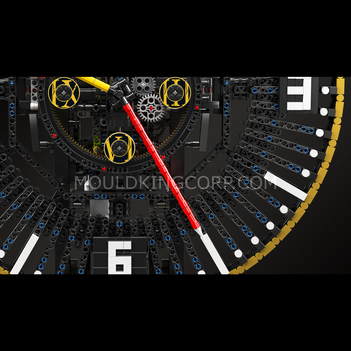Horloge steampunk, vue 4