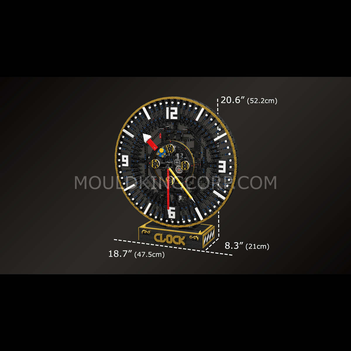 Horloge steampunk, vue 6