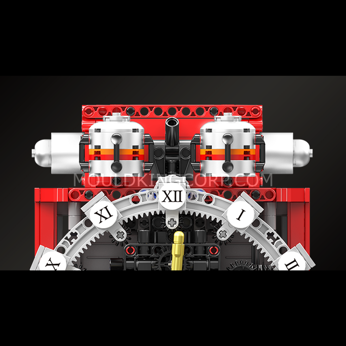 Horloge moteur, vue 2