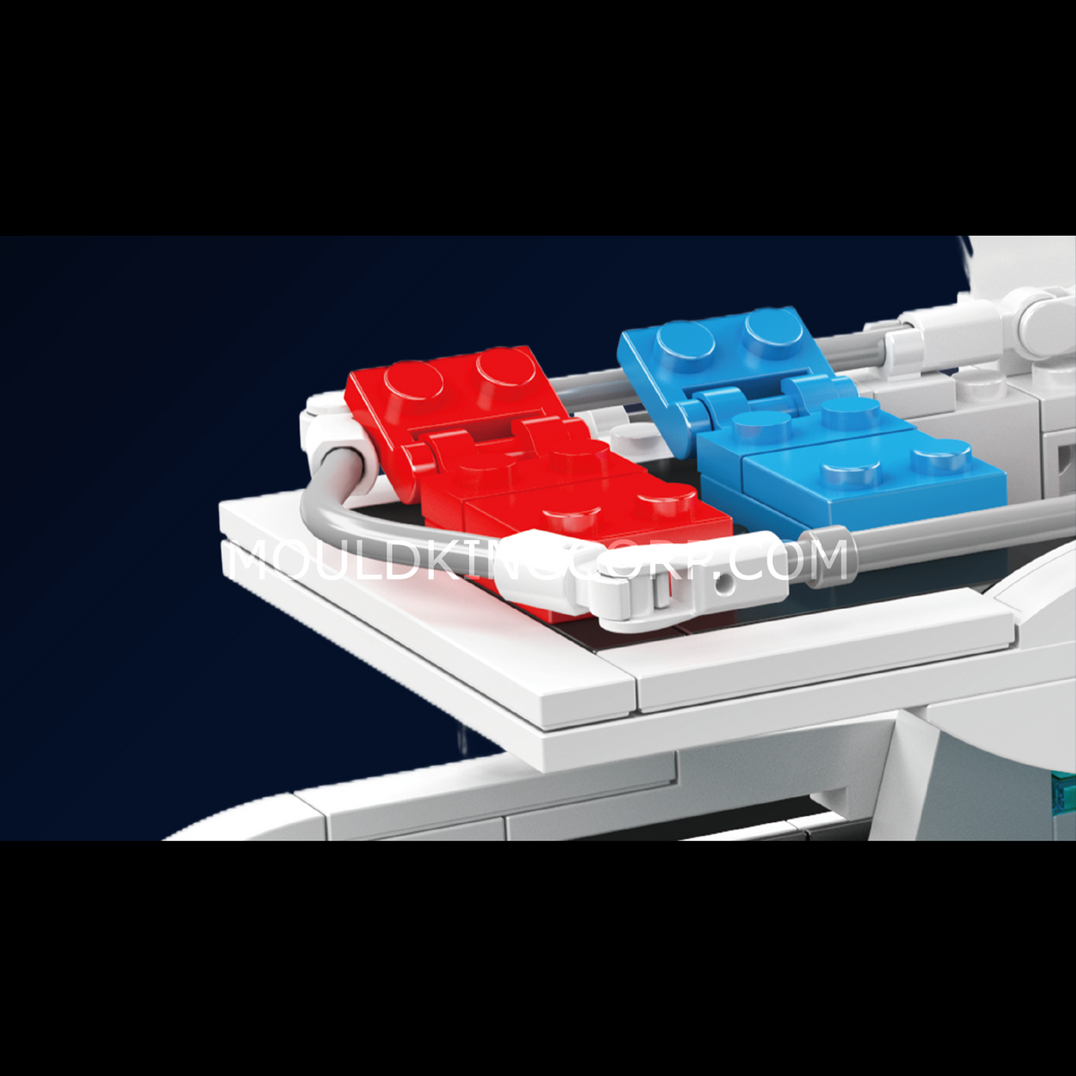 Yacht blanc, vue 3