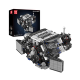 Moteur W12 biturbo à bloc transparent, vue principale