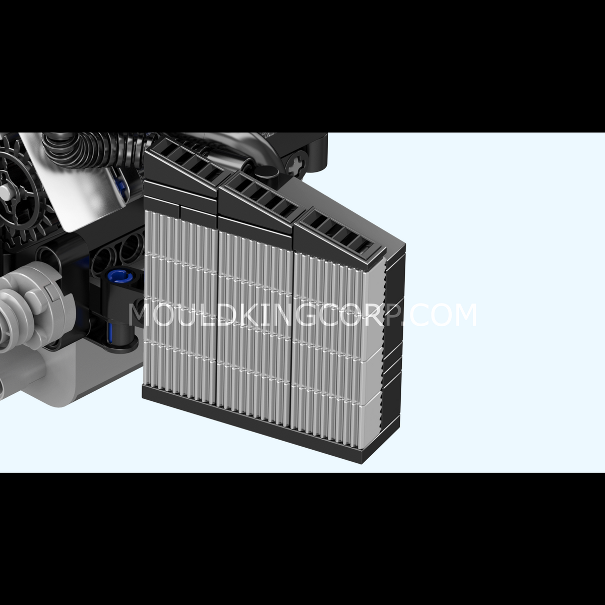 Moteur W12 biturbo à bloc transparent, vue 4