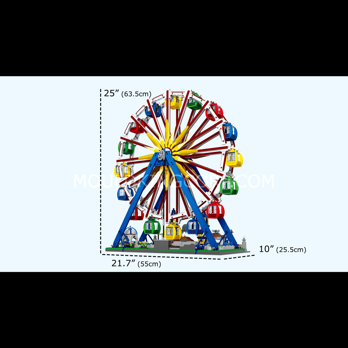 Grande roue motorisée et éclairée, vue 6