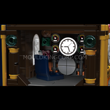 Train steampunk, vue 2