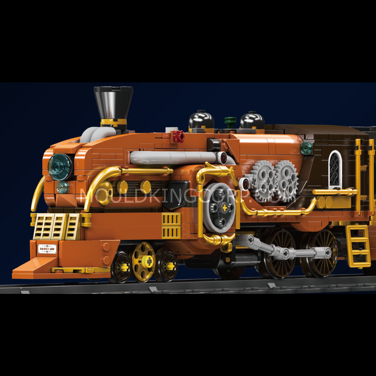 Train steampunk, vue 4