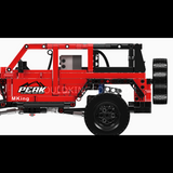 4x4 tout-terrain télécommandé, quatre portes, vue 5
