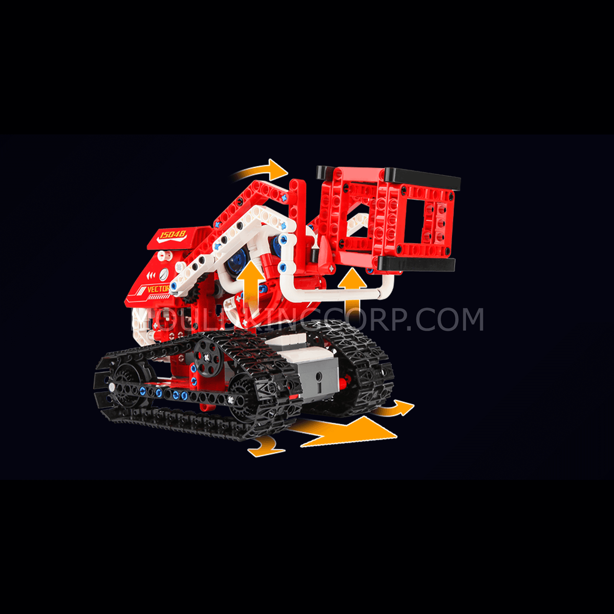Robot de transport 3 en 1, vue 3