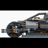 Voiture du désert télécommandée, roues omnidirectionnelles, vue 3