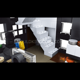 Café moderne modulaire, éclairage intérieur, vue 4