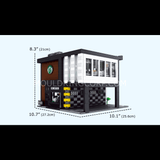 Café moderne modulaire, éclairage intérieur, vue 6