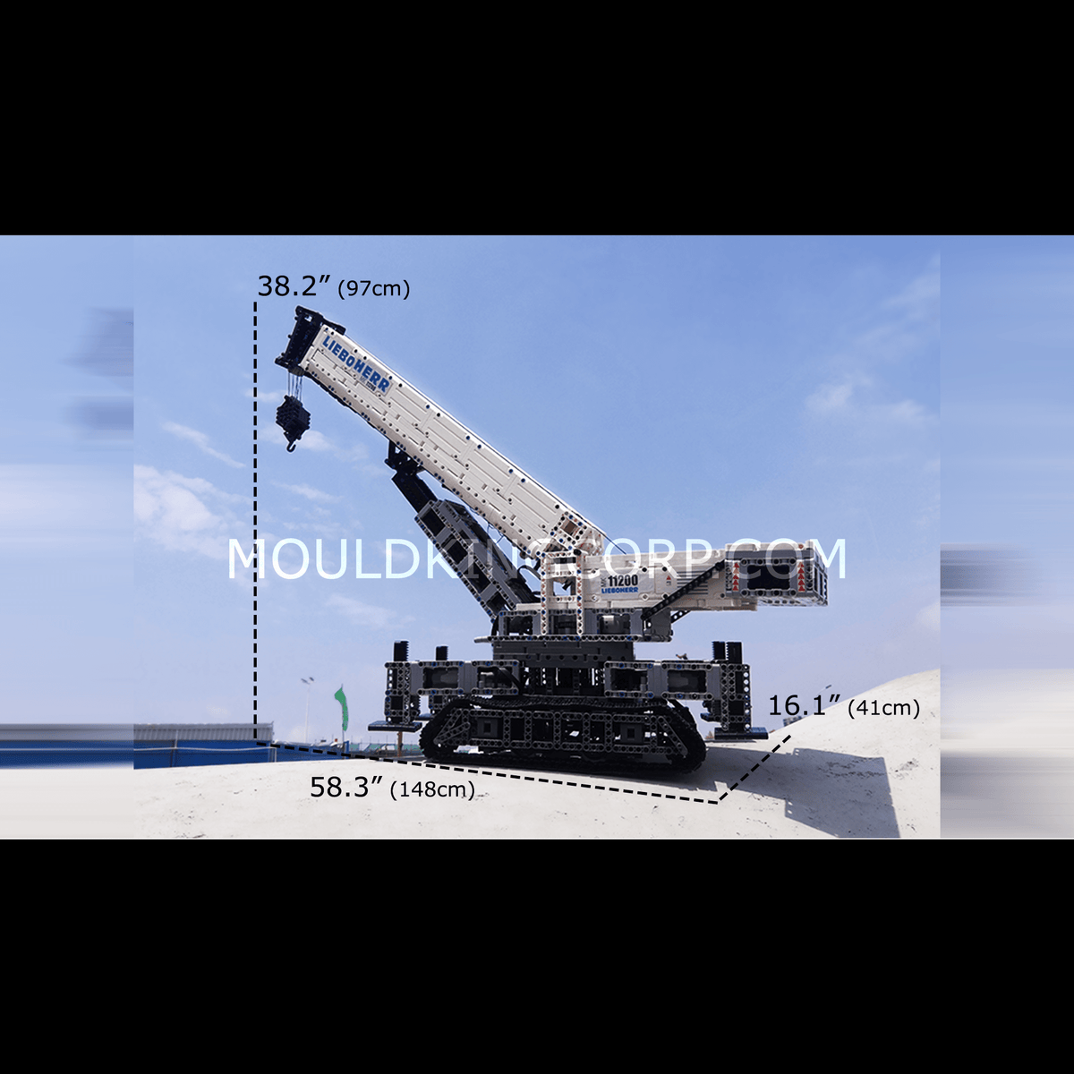 Grande grue sur chenilles, vue 6