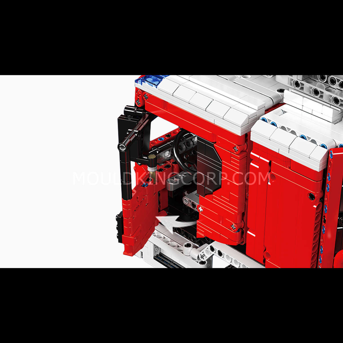 Camion de pompiers à échelle, vue 2
