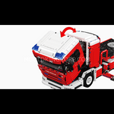 Camion de pompiers à échelle, vue 3