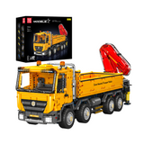 Camion-grue articulée, vue principale