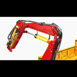 Camion-grue articulée, vue 3