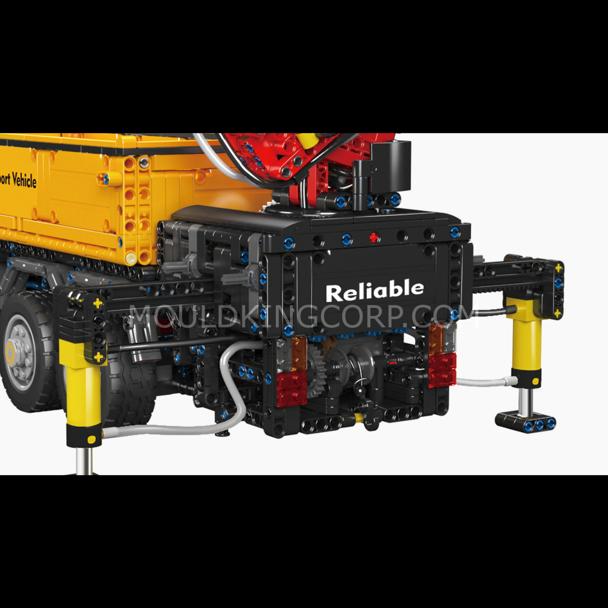 Camion-grue articulée, vue 5