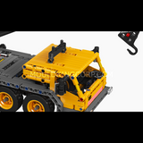 Grue mobile jaune, vue 2