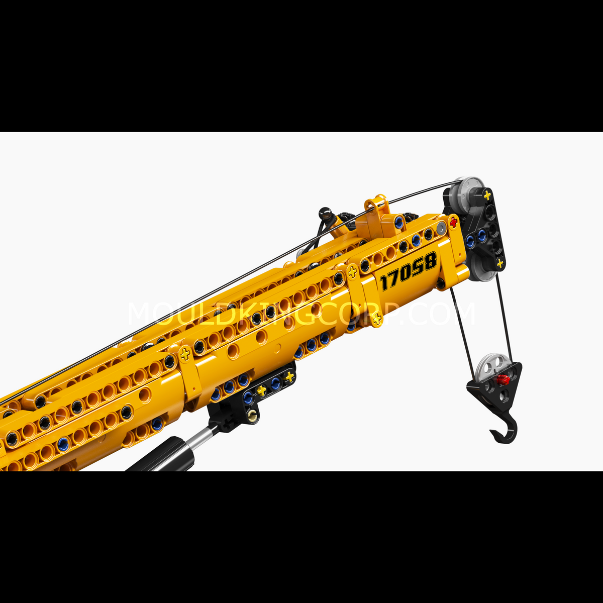 Grue mobile jaune, vue 4
