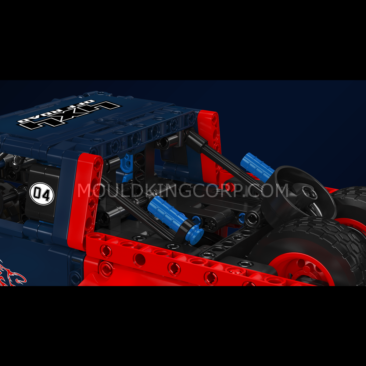 Trophy truck du désert à moteur à friction, vue 4
