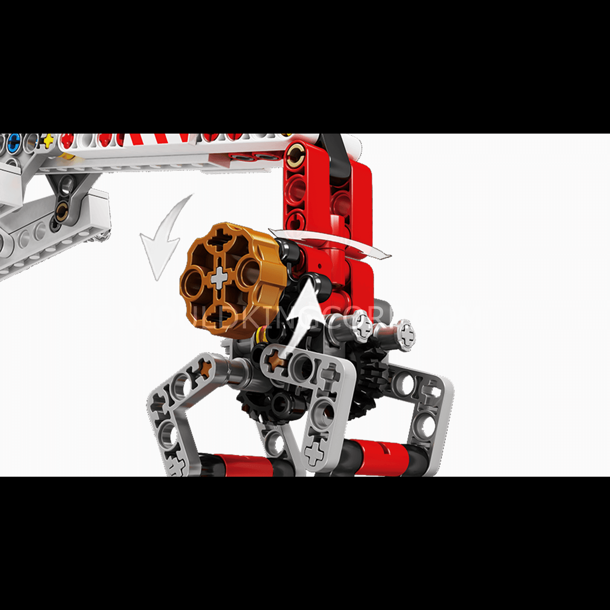 Camion grumier à grue pneumatique motorisée, vue 4