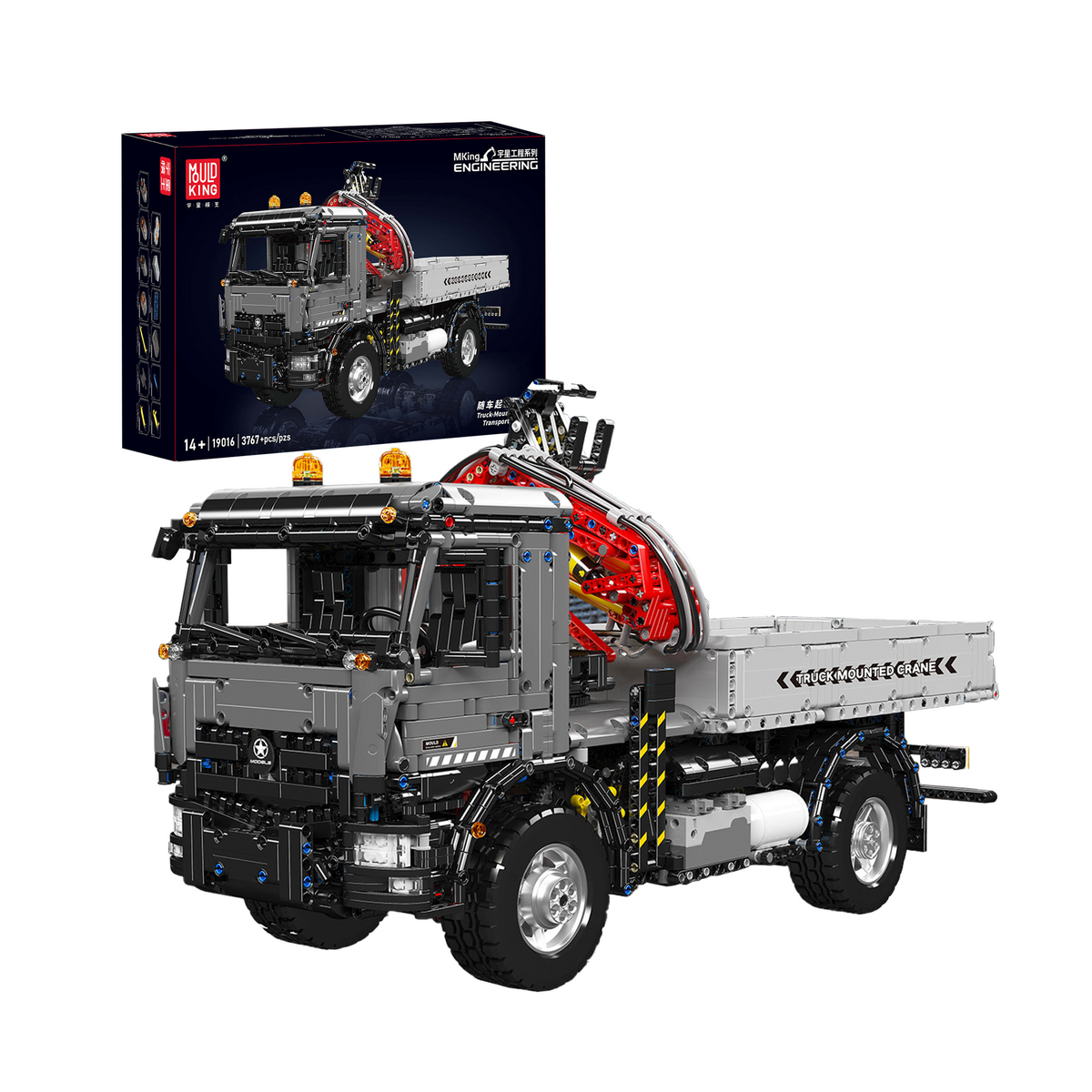 Camion plateau à grue, vue principale