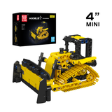 Petit bulldozer sur chenilles, vue principale