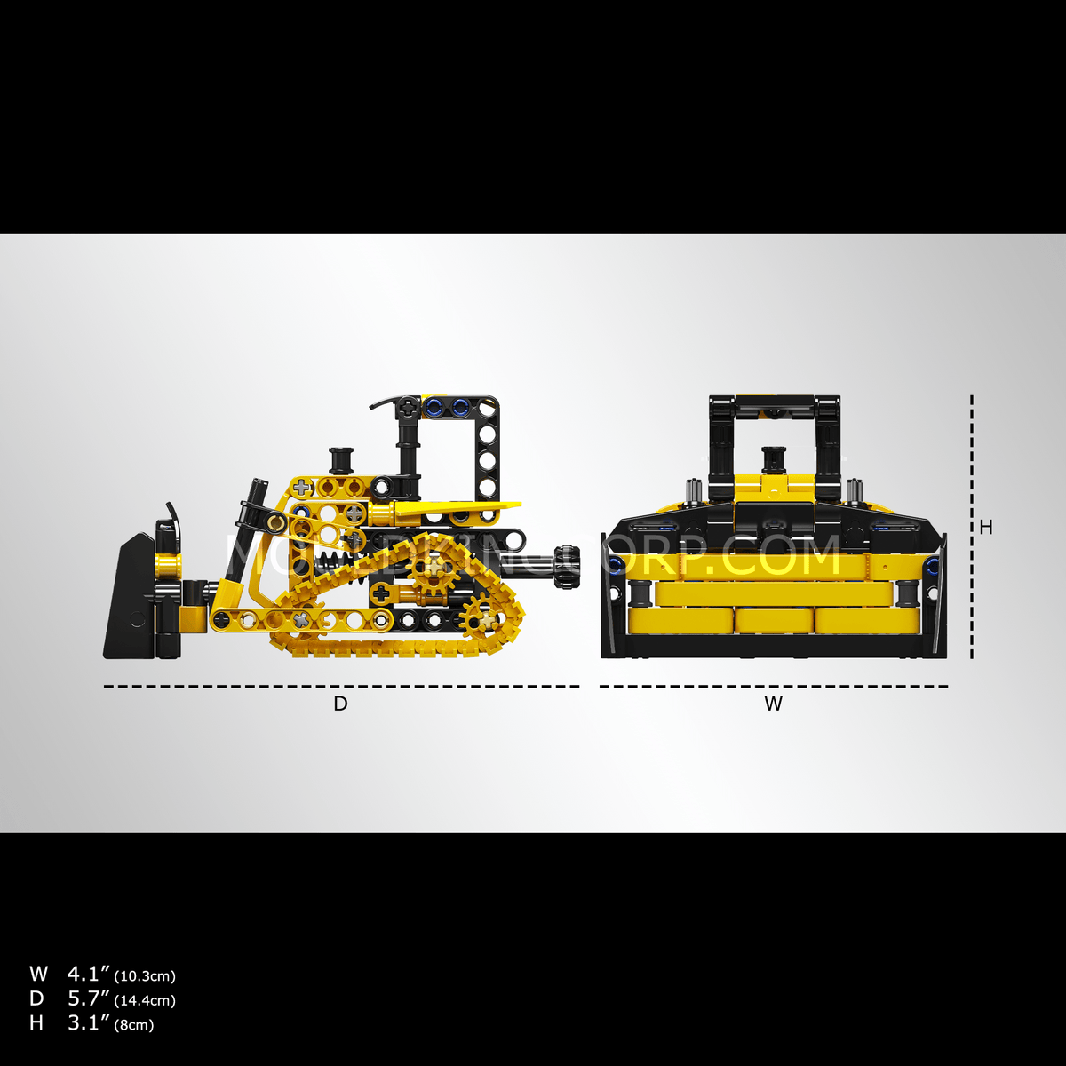 Petit bulldozer, vue 5