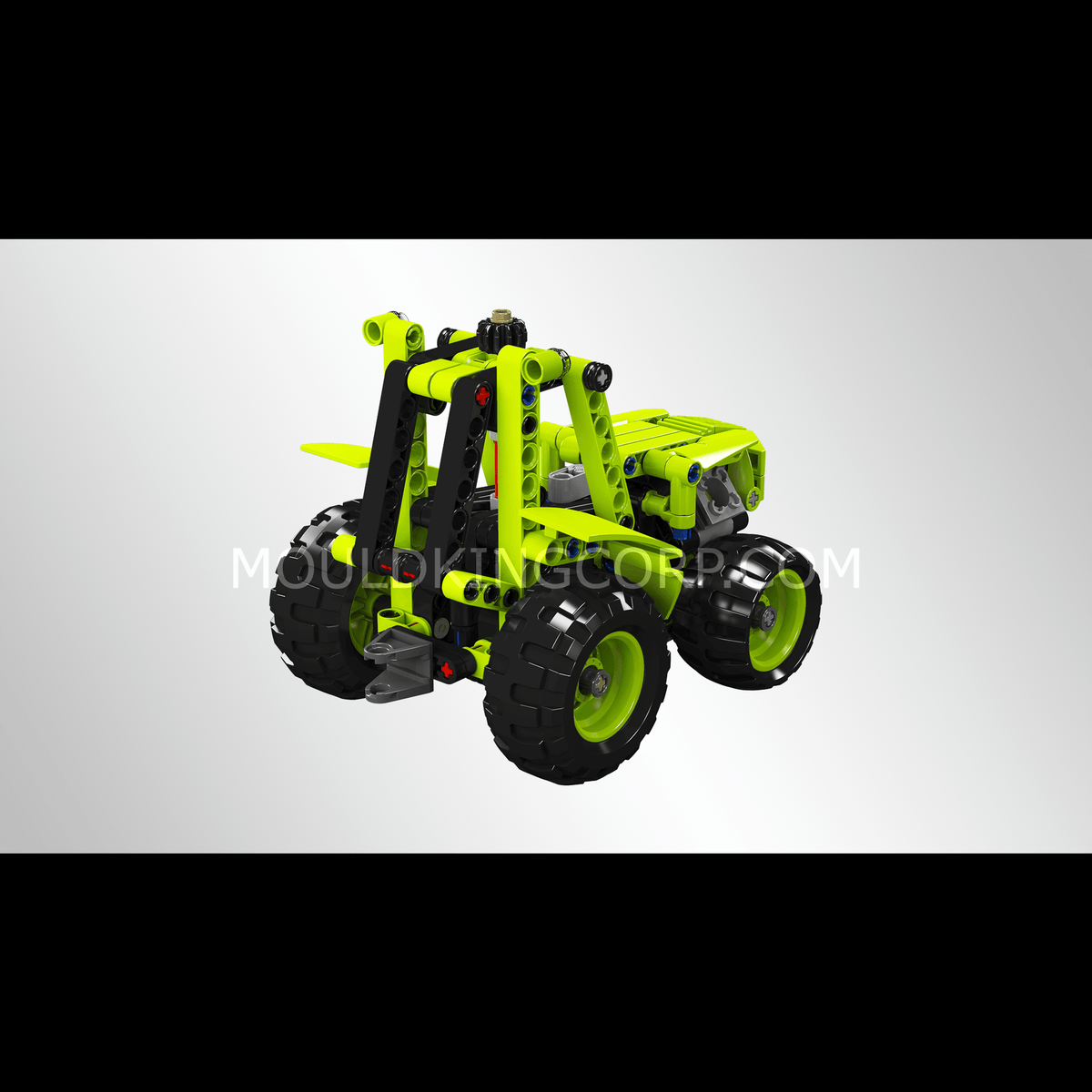 Petit tracteur vert, vue 2