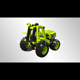 Petit tracteur vert, vue 2