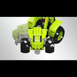 Petit tracteur vert, vue 4