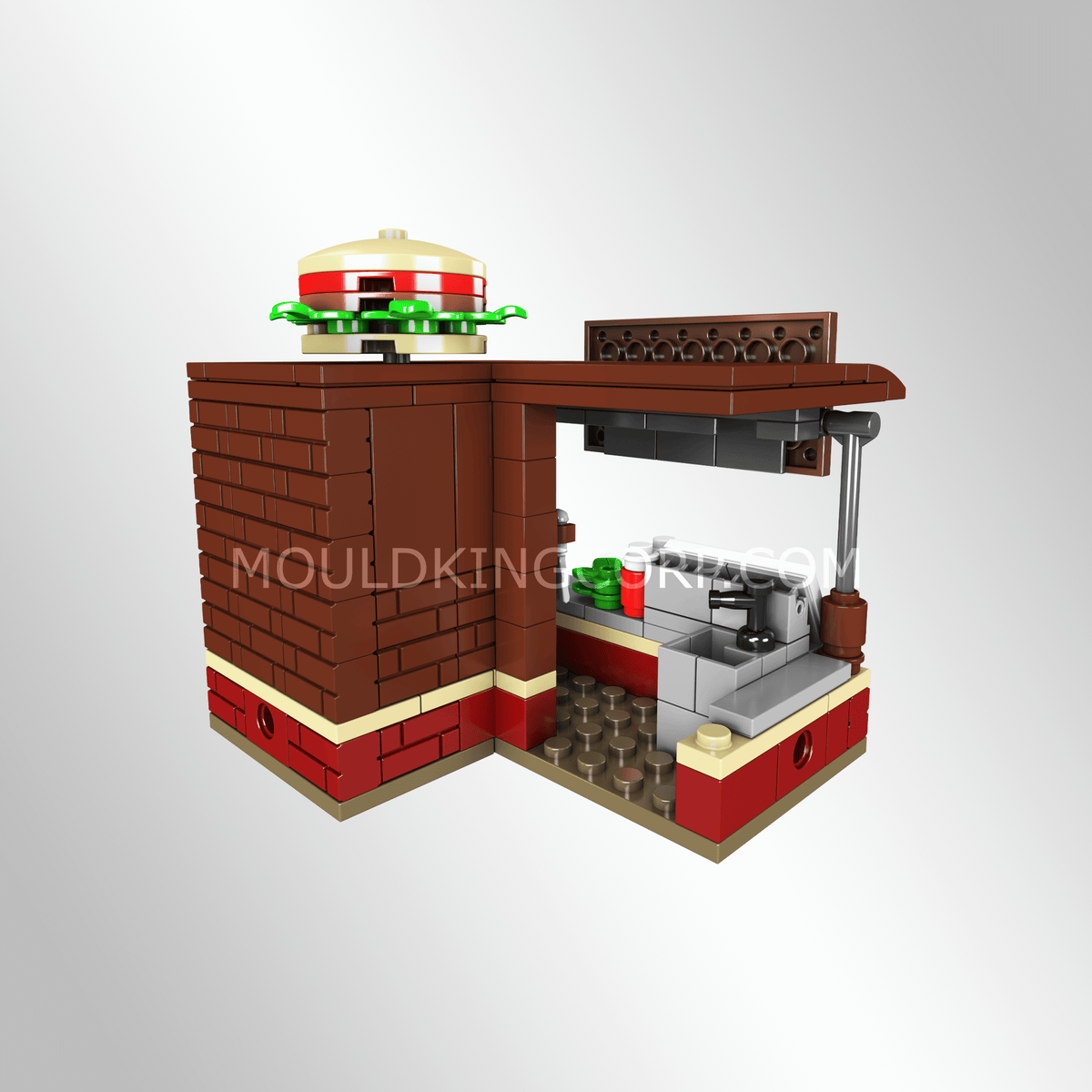 Mini stand barbecue, vue 2