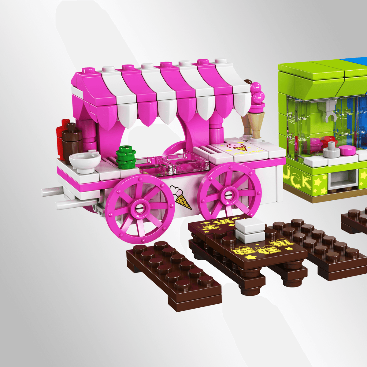 Mini camion de glaces, vue 3