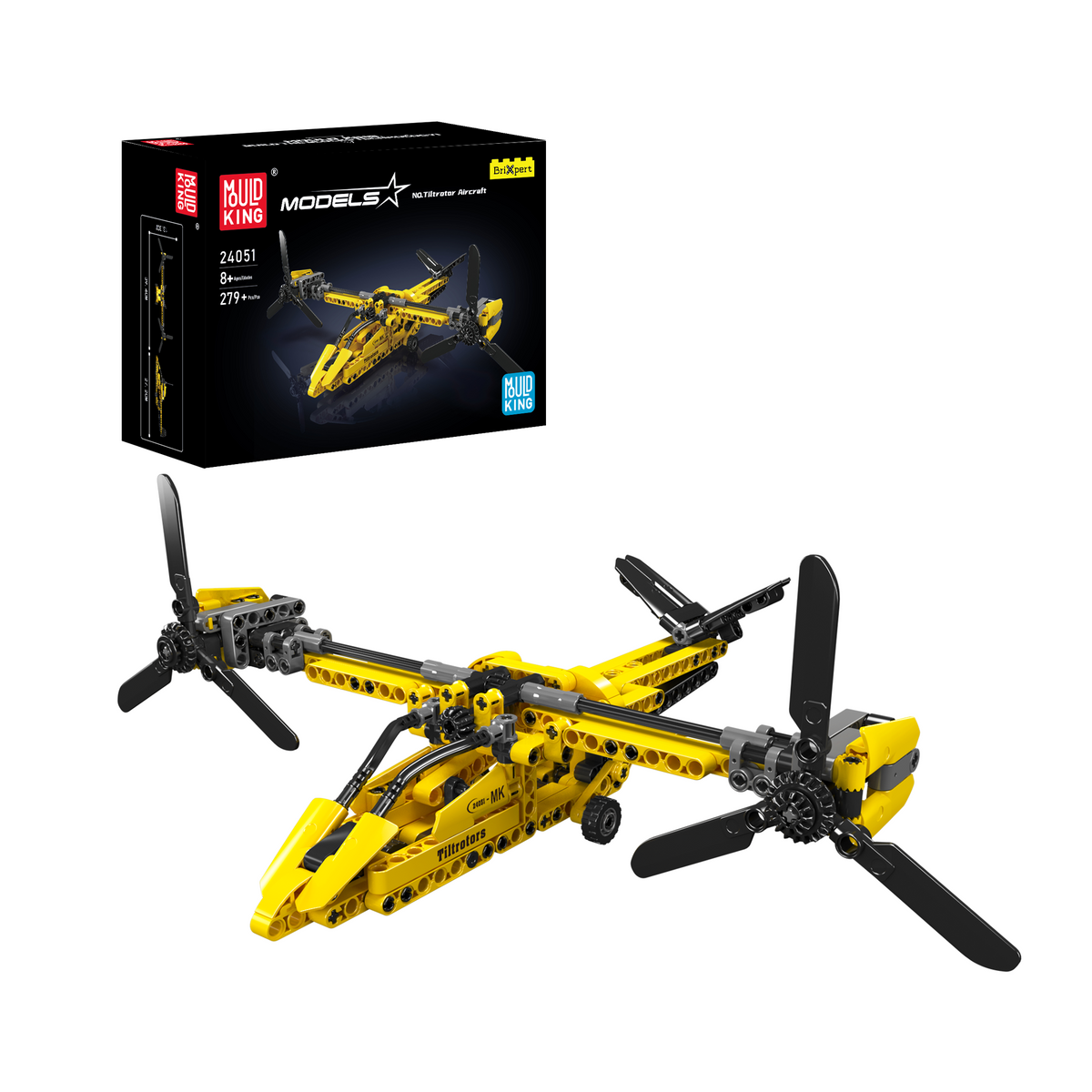Avion à rotors basculants, vue principale