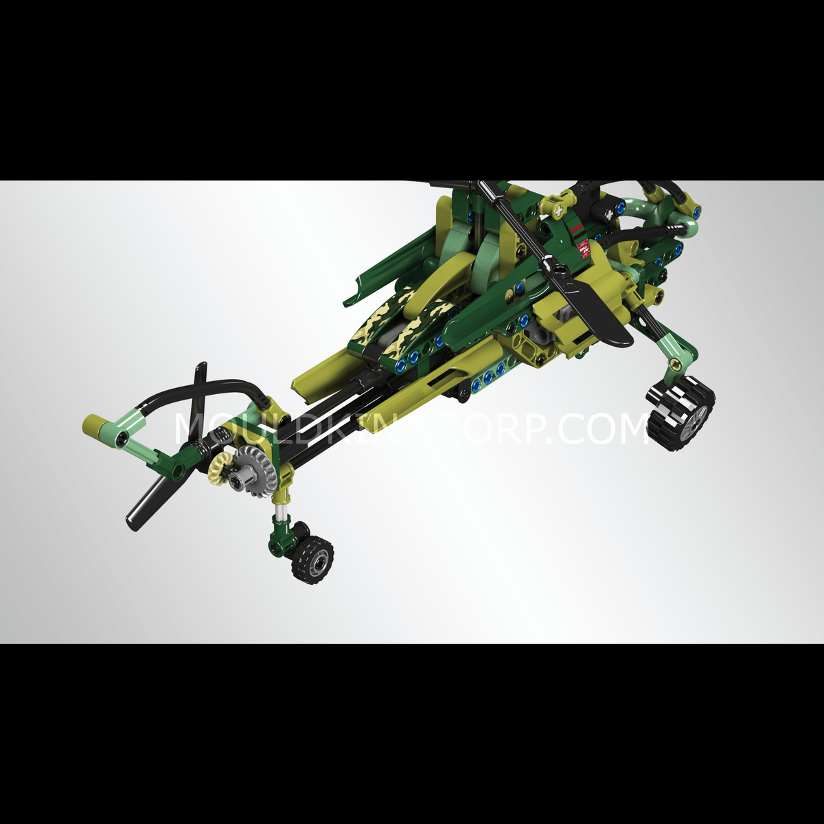 Hélicoptère d'exploration, vue 4