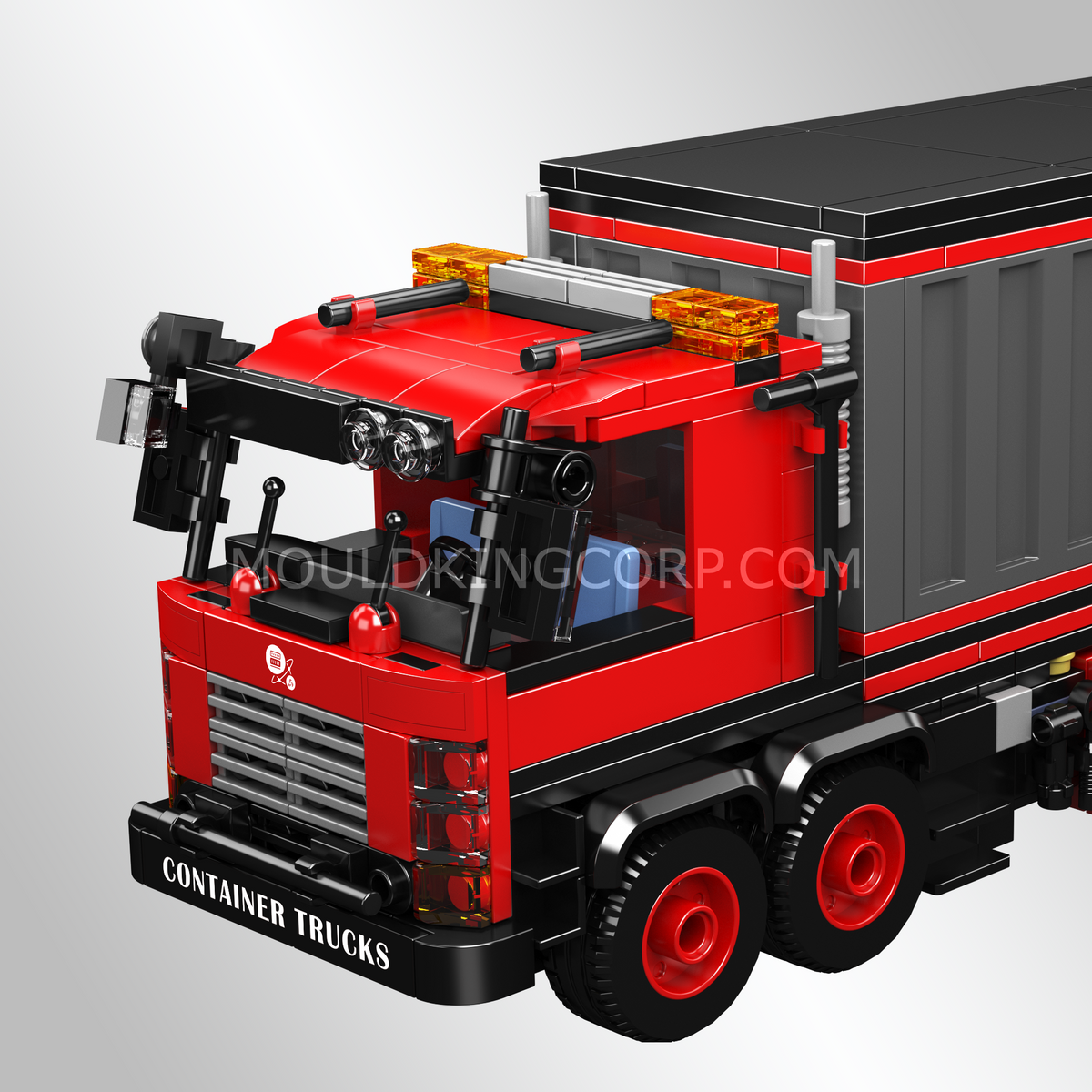 Camion porte-conteneur, vue 2