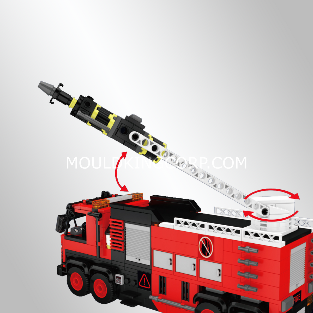 Camion de pompiers de sauvetage urbain, vue 2