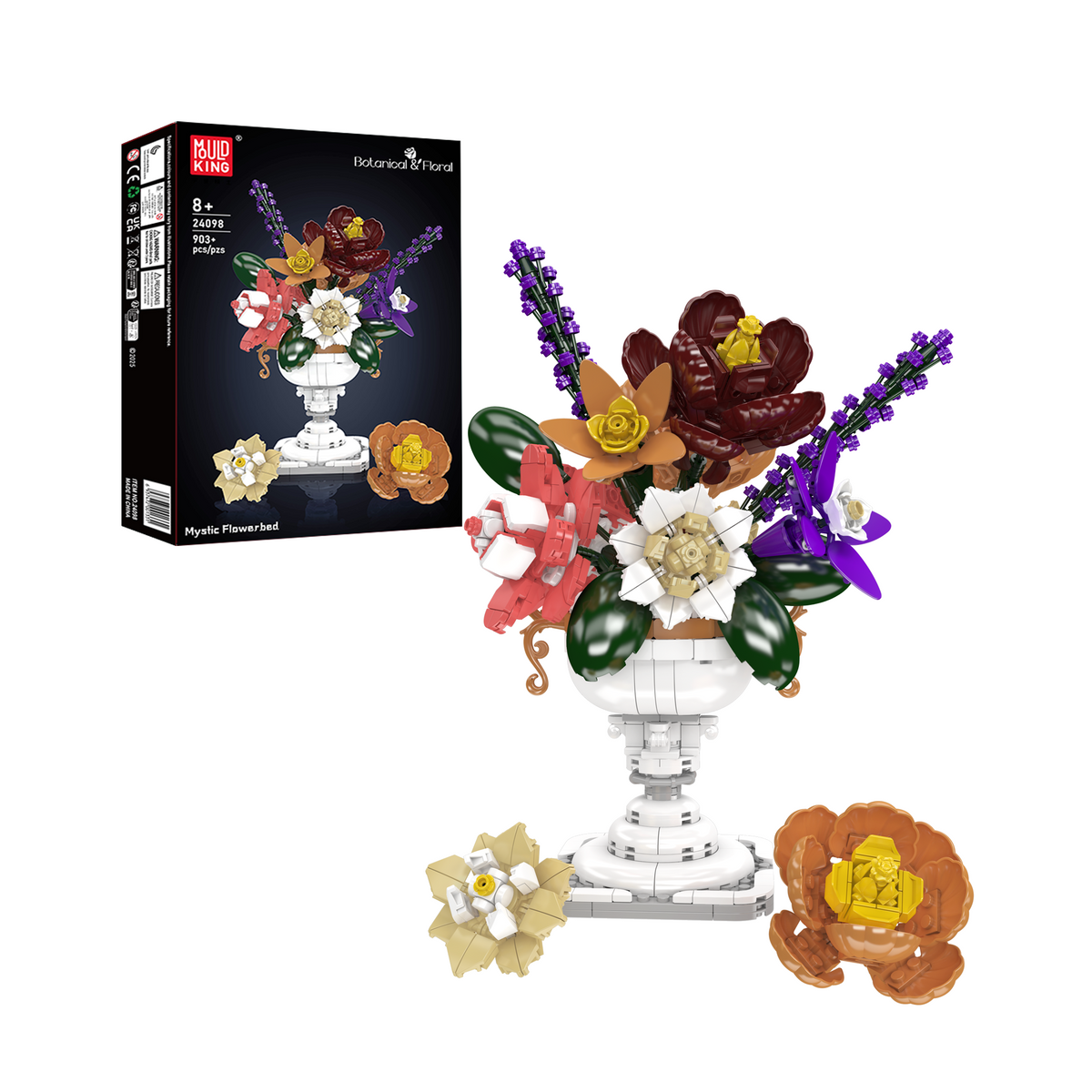 Composition florale dans une urne classique, vue principale
