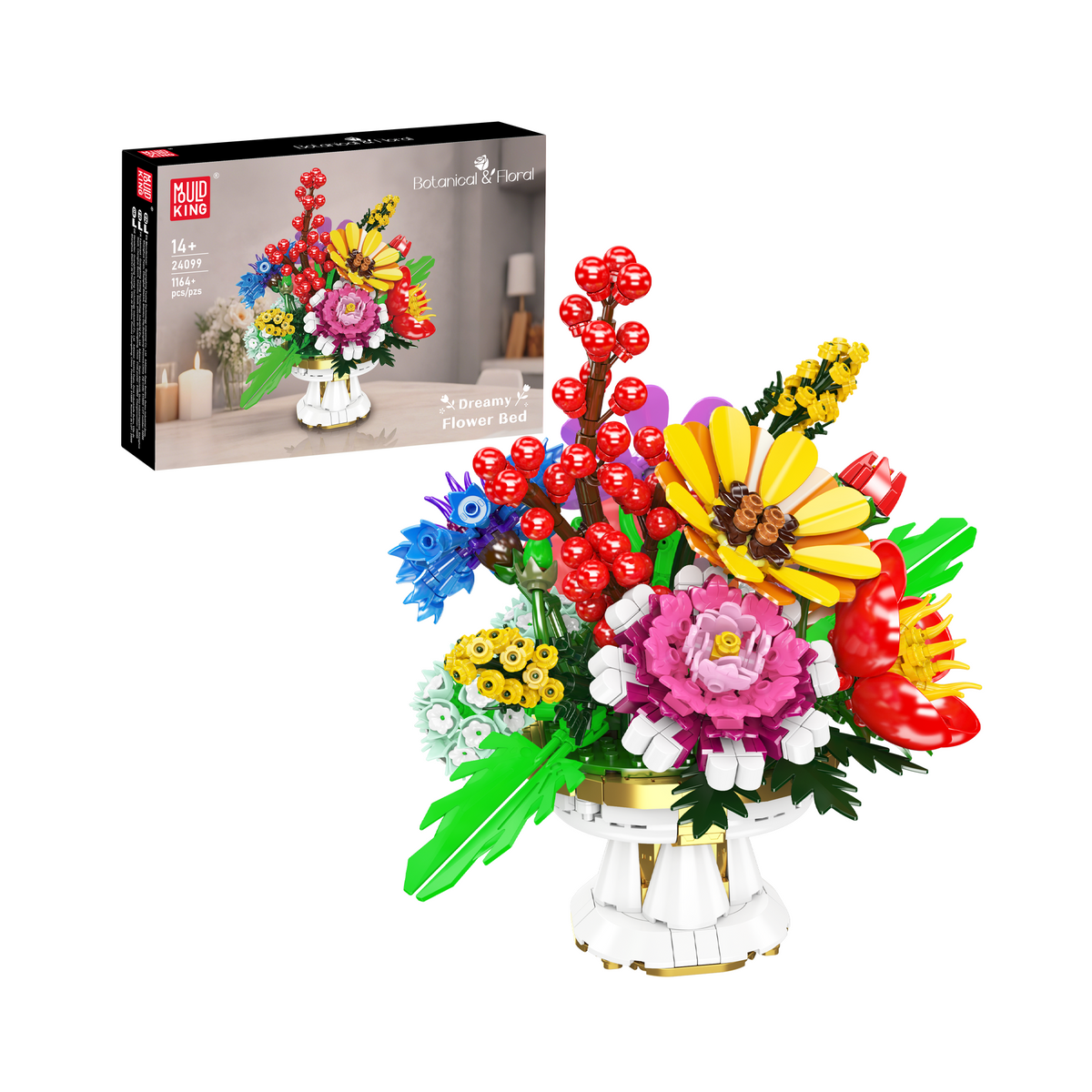 Bouquet champêtre aux dix fleurs, vue principale