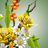 Bouquet d'automne aux roses jaunes, vue 2