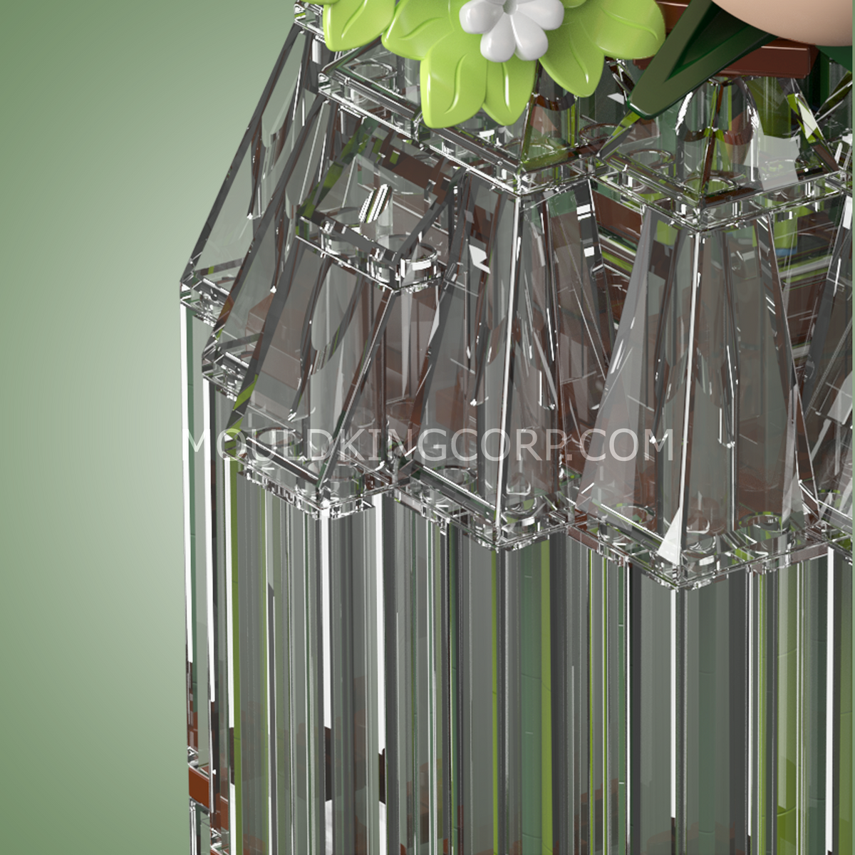 Bouquet de roses blanches, vue 5