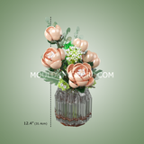 Bouquet de roses blanches, vue 6