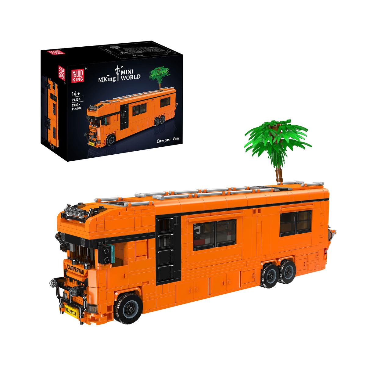 Camping-car et sa scène de plage, vue principale