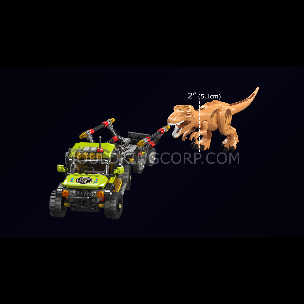 Camion et T-Rex, vue 2