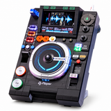 Platine de DJ, vue complémentaire 2, lumière harmonisée