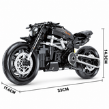 Power cruiser noir, échelle 1:8