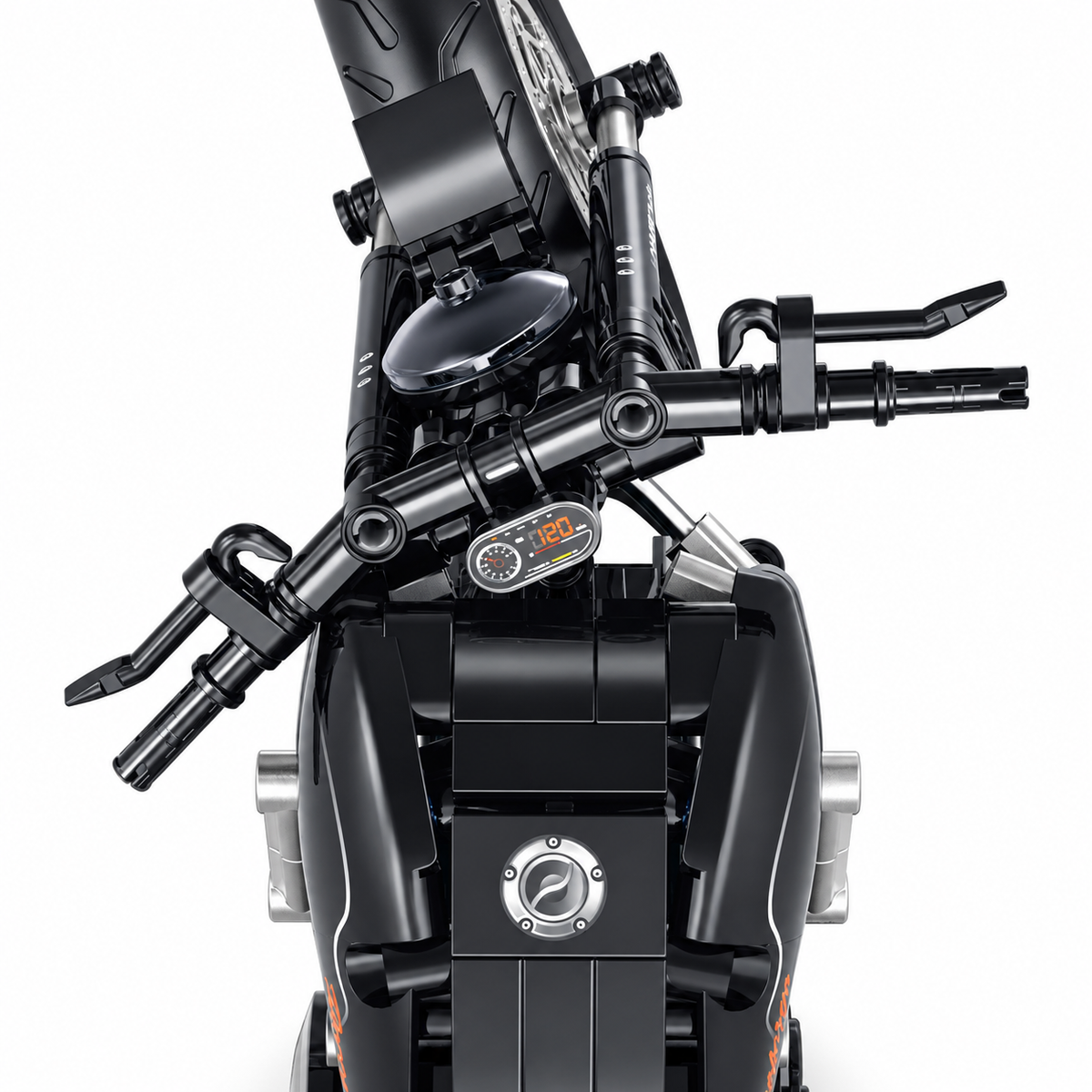 Power cruiser noir, échelle 1:8