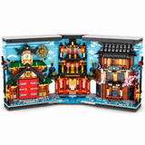 Serre-livres ninja, avec LED, vue complémentaire 2, lumière harmonisée