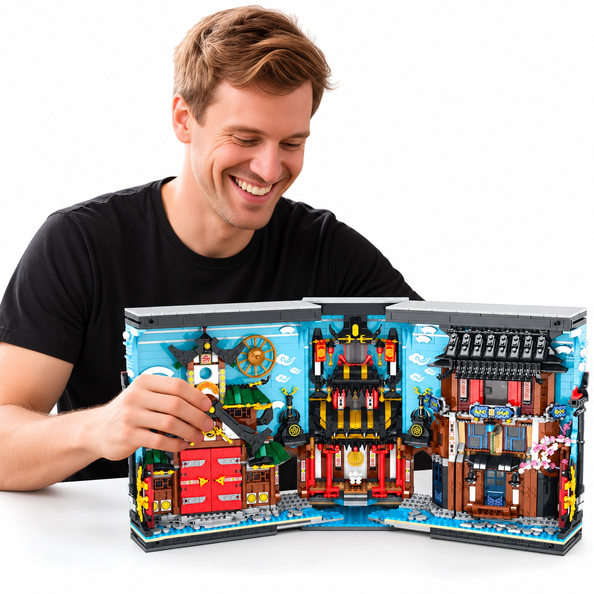 Serre-livres ninja, avec LED, vue complémentaire 6, lumière harmonisée